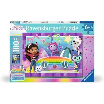Ravensburger Gabby's Dollhouse Puzzel - 100 stuks - Kinderen Ravensburger Gabby's Dollhouse Puzzel - 100 stuks - Kinderen