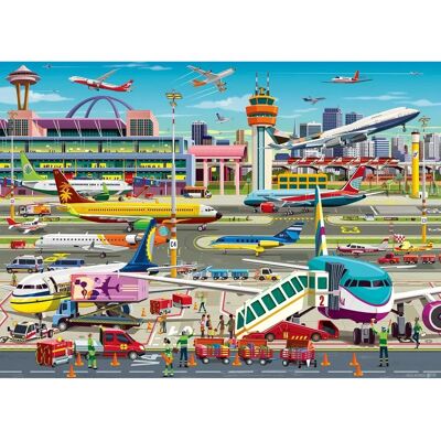 Ravensburger Lentokenttä Keskus - 150 Palaa - Palapeli Ravensburger Lentokenttä Keskus - 150 Palaa - Palapeli