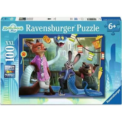 Ravensburger Zootopia 100-delt XXL Puslespill Ravensburger Zootopia 100-delt XXL Puslespill