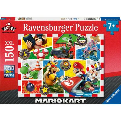 Ravensburger Mario Kart 150-osainen XXL palapeli - Lapset Ravensburger Mario Kart 150-osainen XXL palapeli - Lapset