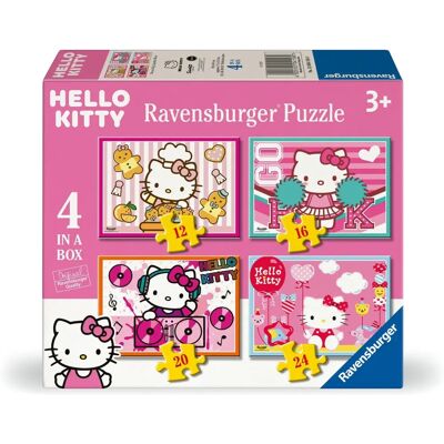 Puzzle Ravensburger Hello Kitty - 4-en-1, 120 pièces Puzzle Ravensburger Hello Kitty - 4-en-1, 120 pièces