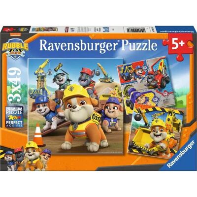 Ravensburger Puzzle - Paw Patrol - Arbejds køretøjer Ravensburger Puzzle - Paw Patrol - Arbejds køretøjer