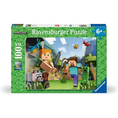 Ravensburger Minecraft Puzzle 100 Large Pieces - Puzzle Ravensburger Minecraft Puzzle 100 Large Pieces - Puzzle