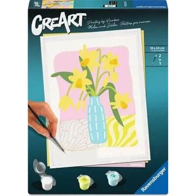 Ravensburger CreArt Série Trend D pour Adultes - Narcisses Ravensburger CreArt Série Trend D pour Adultes - Narcisses