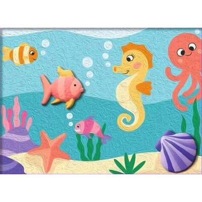 Ravensburger Serie D CreArt - Hippocampe avec Gesso 3D - Jouet d'art et d'artisanat - Publicité Ravensburger Serie D CreArt - Hippocampe avec Gesso 3D - Jouet d'art et d'artisanat - Publicité