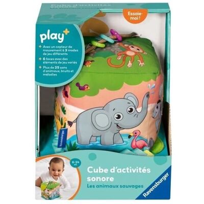Ravensburger -PLAY+ - Cubo de Actividades con Sonidos de Animales - Desde 6 Meses Ravensburger -PLAY+ - Cubo de Actividades con Sonidos de Animales - Desde 6 Meses