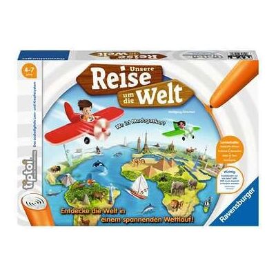 tiptoi Notre voyage autour du monde - Jeu de société Voyage/aventure - Publicité tiptoi Notre voyage autour du monde - Jeu de société Voyage/aventure - Publicité