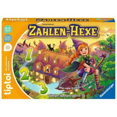Ravensburger Tiptoi Zahlen-Hexe - Lernspiel für Kinder Ravensburger Tiptoi Zahlen-Hexe - Lernspiel für Kinder