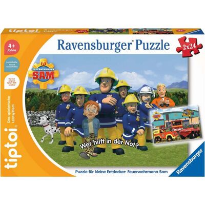 Ravensburger Feuerwehrmann Sam Puzzle - 2x24 Pieces - 4+ Years Ravensburger Feuerwehrmann Sam Puzzle - 2x24 Pieces - 4+ Years