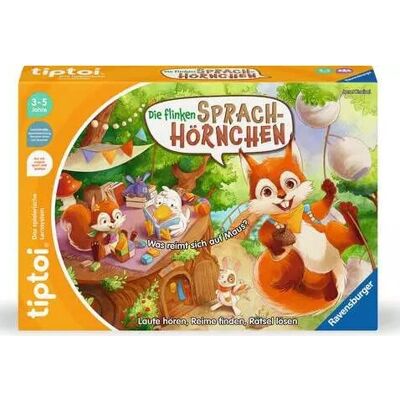 Ravensburger tiptoi Spiel 00203 - Die flinken Sprach-Hörnchen - Lernspiel ab 3 Jahren Ravensburger tiptoi Spiel 00203 - Die flinken Sprach-Hörnchen - Lernspiel ab 3 Jahren