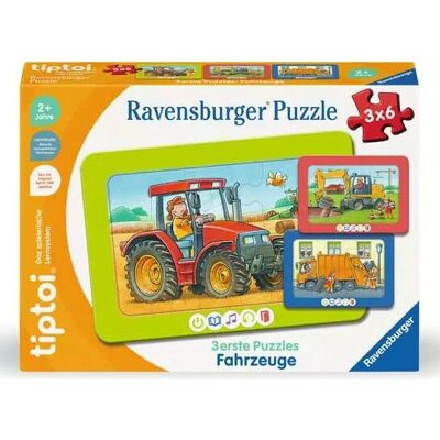 Ravensburger tiptoi Puzzle 00227 - 3 Vehicles - 3 First Puzzles Ravensburger tiptoi Puzzle 00227 - 3 Vehicles - 3 First Puzzles