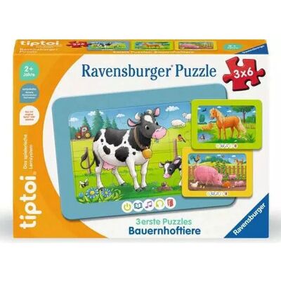 tiptoi 00229 Puzzle - Tiere - 6 St. tiptoi 00229 Puzzle - Tiere - 6 St.