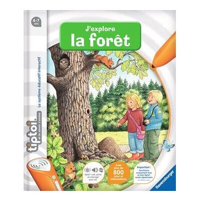 Ravensburger Tiptoi Explorateur de la Forêt - Livre Interactif Enfant - Publicité Ravensburger Tiptoi Explorateur de la Forêt - Livre Interactif Enfant - Publicité