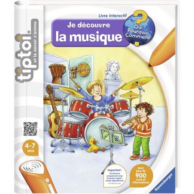 Ravensburger Tiptoi Livre Électronique - Découverte de la Musique - Livre Éducatif Ravensburger Tiptoi Livre Électronique - Découverte de la Musique - Livre Éducatif