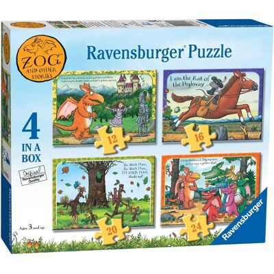 Ravensburger - Zog - 4 in Box - 12-24 Pcs - Jigsaw Puzzle Ravensburger - Zog - 4 in Box - 12-24 Pcs - Jigsaw Puzzle