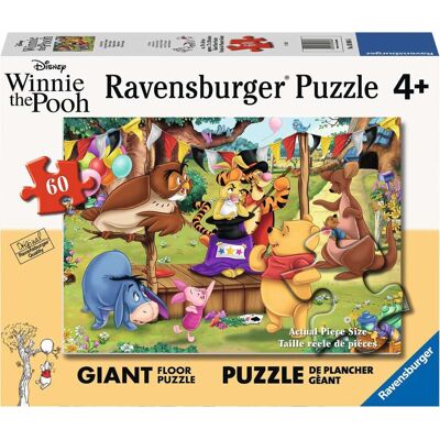 Ravensburger Winnie the Pooh - Magische Show Legpuzzel 60 stuks Ravensburger Winnie the Pooh - Magische Show Legpuzzel 60 stuks