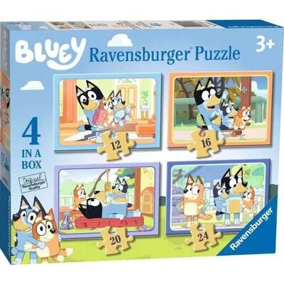 Ravensburger Bluey 4 in 1 Jigsaw Puzzle - Kids Toy for Ages 3+ Ravensburger Bluey 4 in 1 Jigsaw Puzzle - Kids Toy for Ages 3+