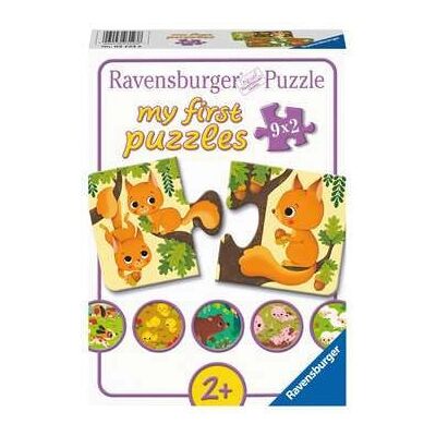 Ravensburger Tierpuzzle - 9 Stück - Lernspielzeug Ravensburger Tierpuzzle - 9 Stück - Lernspielzeug