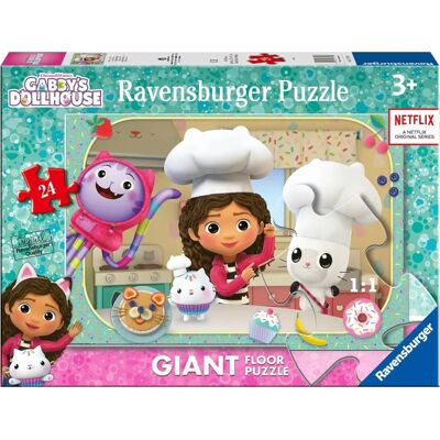 Ravensburger Gabby y La Casa Mágica - Puzzle Gigante 24 Piezas - Juguete Infantil Ravensburger Gabby y La Casa Mágica - Puzzle Gigante 24 Piezas - Juguete Infantil