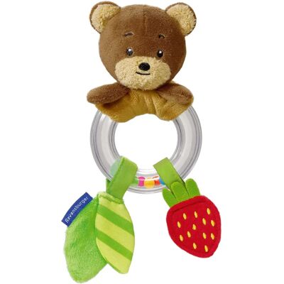 Ravensburger Ministeps Babyspielzeug - Plüsch-Bärenrasselring, Knister-Geräusch Ravensburger Ministeps Babyspielzeug - Plüsch-Bärenrasselring, Knister-Geräusch