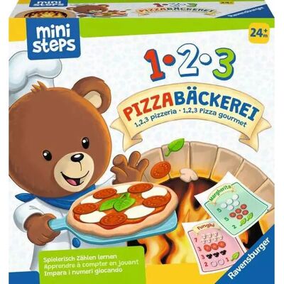 Ravensburger Ministeps 4586 123 Pizzabäckerei - Imparare a Contare Ravensburger Ministeps 4586 123 Pizzabäckerei - Imparare a Contare