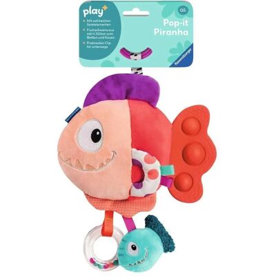 Ravensburger Play+ Pop-It Piraña - Juguete para bebés Ravensburger Play+ Pop-It Piraña - Juguete para bebés