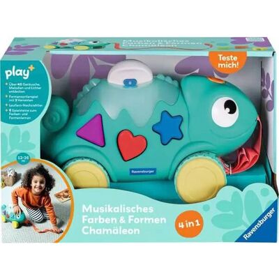 Ravensburger Motor Skills Toy - Play+ Couleurs & Formes Caméléon Ravensburger Motor Skills Toy - Play+ Couleurs & Formes Caméléon