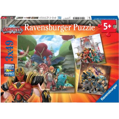 Ravensburger 05016 Puzzle 49 pièces Enfants - Gormiti Set Ravensburger 05016 Puzzle 49 pièces Enfants - Gormiti Set
