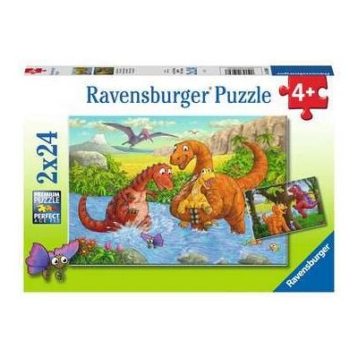 Ravensburger 00.005.030 Puzzle 24 pz - Dinos per bambini Ravensburger 00.005.030 Puzzle 24 pz - Dinos per bambini