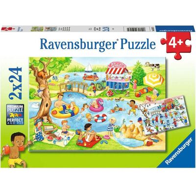 Ravensburger 05057 Puzzle - 2x24 Teile - Lernspaß Ravensburger 05057 Puzzle - 2x24 Teile - Lernspaß