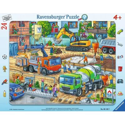 Ravensburger 05142 Puzzle - Puzzle con Cornice - 24 pezzi - Bambini Ravensburger 05142 Puzzle - Puzzle con Cornice - 24 pezzi - Bambini