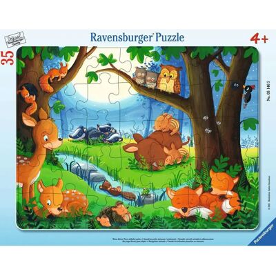 Puzzle Ravensburger 05146 - 35 Pezzi Animali Dormienti Puzzle Ravensburger 05146 - 35 Pezzi Animali Dormienti