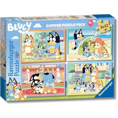 Ravensburger Bluey 4 Puzzle Bumper Pack - Puzzle Ravensburger Bluey 4 Puzzle Bumper Pack - Puzzle