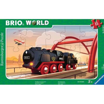Puzzle BRIO 05599 - 15 pièces - Machine à vapeur - Enfant Puzzle BRIO 05599 - 15 pièces - Machine à vapeur - Enfant