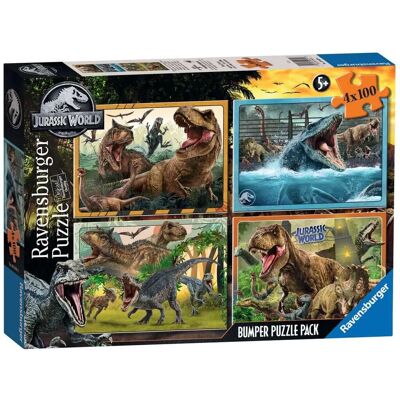 Ravensburger Jurassic World 4 Puzzle Pack - 4005556056194 Ravensburger Jurassic World 4 Puzzle Pack - 4005556056194