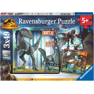 Ravensburger 05656 Puzzle - Kolekcja Dinozaurów 3x49 - Typ Puzzle Ravensburger 05656 Puzzle - Kolekcja Dinozaurów 3x49 - Typ Puzzle