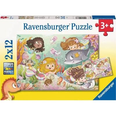 Ravensburger Piccole Fate Sirene Puzzle 24 pz - Puzzle Ravensburger Piccole Fate Sirene Puzzle 24 pz - Puzzle