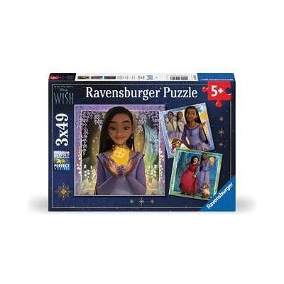Ravensburger Disney Wish Quebra-Cabeça - 3x49 peças Crianças Ravensburger Disney Wish Quebra-Cabeça - 3x49 peças Crianças
