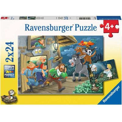 Ravensburger 05719 Puzzle - Fiabe 2x24 Pezzi Ravensburger 05719 Puzzle - Fiabe 2x24 Pezzi