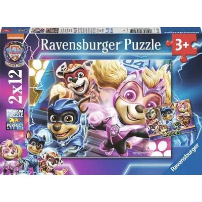 Ravensburger 05721 Puzzle - 2x12 Pièces Patrouille Canine - Enfants Ravensburger 05721 Puzzle - 2x12 Pièces Patrouille Canine - Enfants
