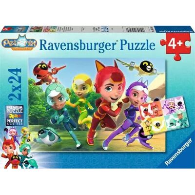 Ravensburger 05726 Pussel - 2x24 för barn Ravensburger 05726 Pussel - 2x24 för barn