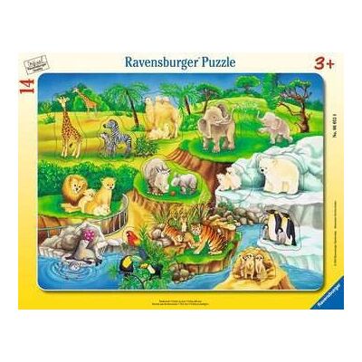 Puzzle animali Ravensburger 060528 - 14 pezzi - Giocattolo educativo Puzzle animali Ravensburger 060528 - 14 pezzi - Giocattolo educativo