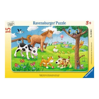 Ravensburger 00.006.066 Puzzle Cadre Animaux Douillets - 15 pcs, Enfants Ravensburger 00.006.066 Puzzle Cadre Animaux Douillets - 15 pcs, Enfants