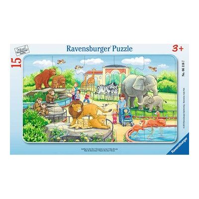 Ravensburger Zoo-Ausflug Puzzle 15 Stück - Kinderspiel Ravensburger Zoo-Ausflug Puzzle 15 Stück - Kinderspiel