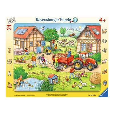 Puzzle Ferme 24 pièces Ravensburger - Puzzle pour enfants Puzzle Ferme 24 pièces Ravensburger - Puzzle pour enfants