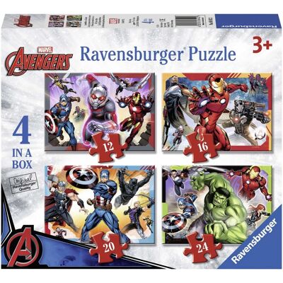 Quebra-cabeça Ravensburger Marvel Avengers 4 em Caixa Quebra-cabeça Ravensburger Marvel Avengers 4 em Caixa