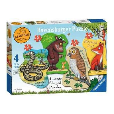 Ravensburger Gruffalo Puzzle - 4 Shaped Puzzles for Kids Ravensburger Gruffalo Puzzle - 4 Shaped Puzzles for Kids