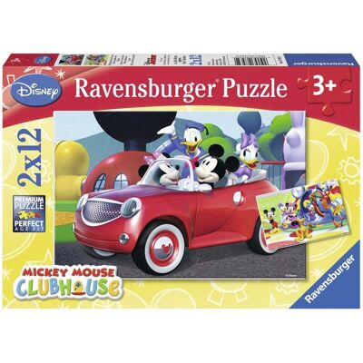 Ravensburger 4005556075652 Puzzle Mickey Minnie 2x12 - Puzzle Ravensburger 4005556075652 Puzzle Mickey Minnie 2x12 - Puzzle