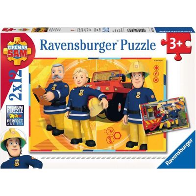 Ravensburger Fireman Sam Puzzle 24 pièces - Casse-tête - Publicité Ravensburger Fireman Sam Puzzle 24 pièces - Casse-tête - Publicité