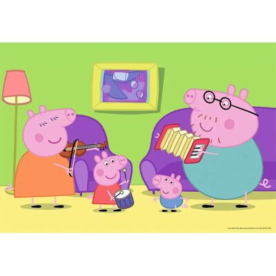 Ravensburger Peppa Pig 2x12 Puzzle - Amusement Éducatif Ravensburger Peppa Pig 2x12 Puzzle - Amusement Éducatif